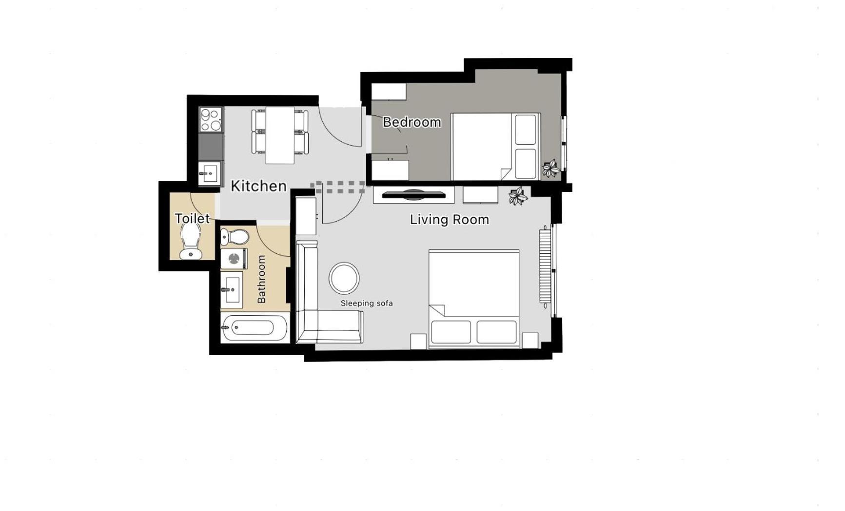 2Br 1,5Bath Chic City Suite Near Wenceslas Square Prag Eksteriør billede