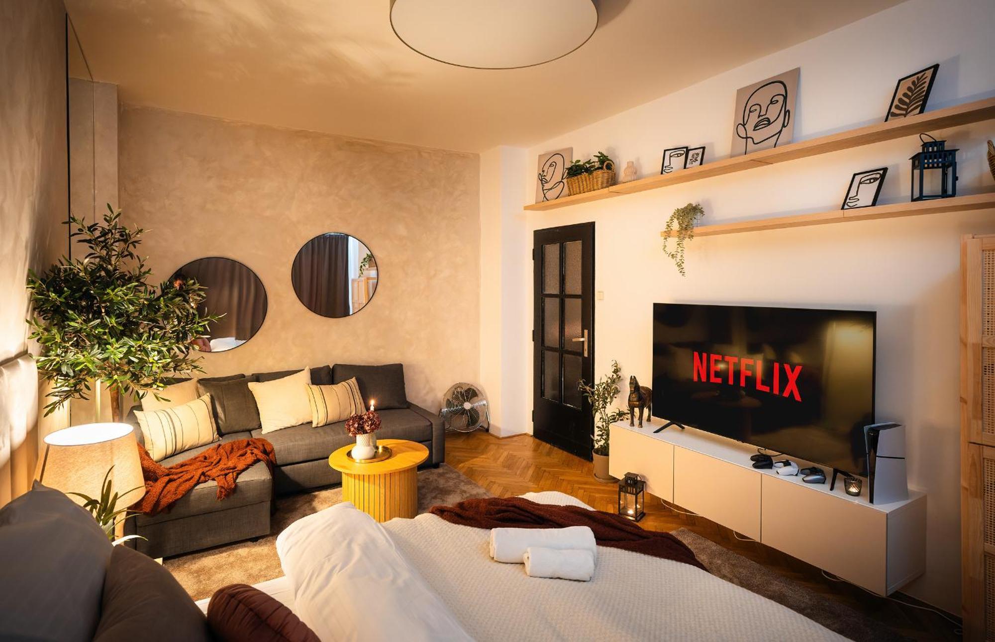 2Br 1,5Bath Chic City Suite Near Wenceslas Square Prag Eksteriør billede