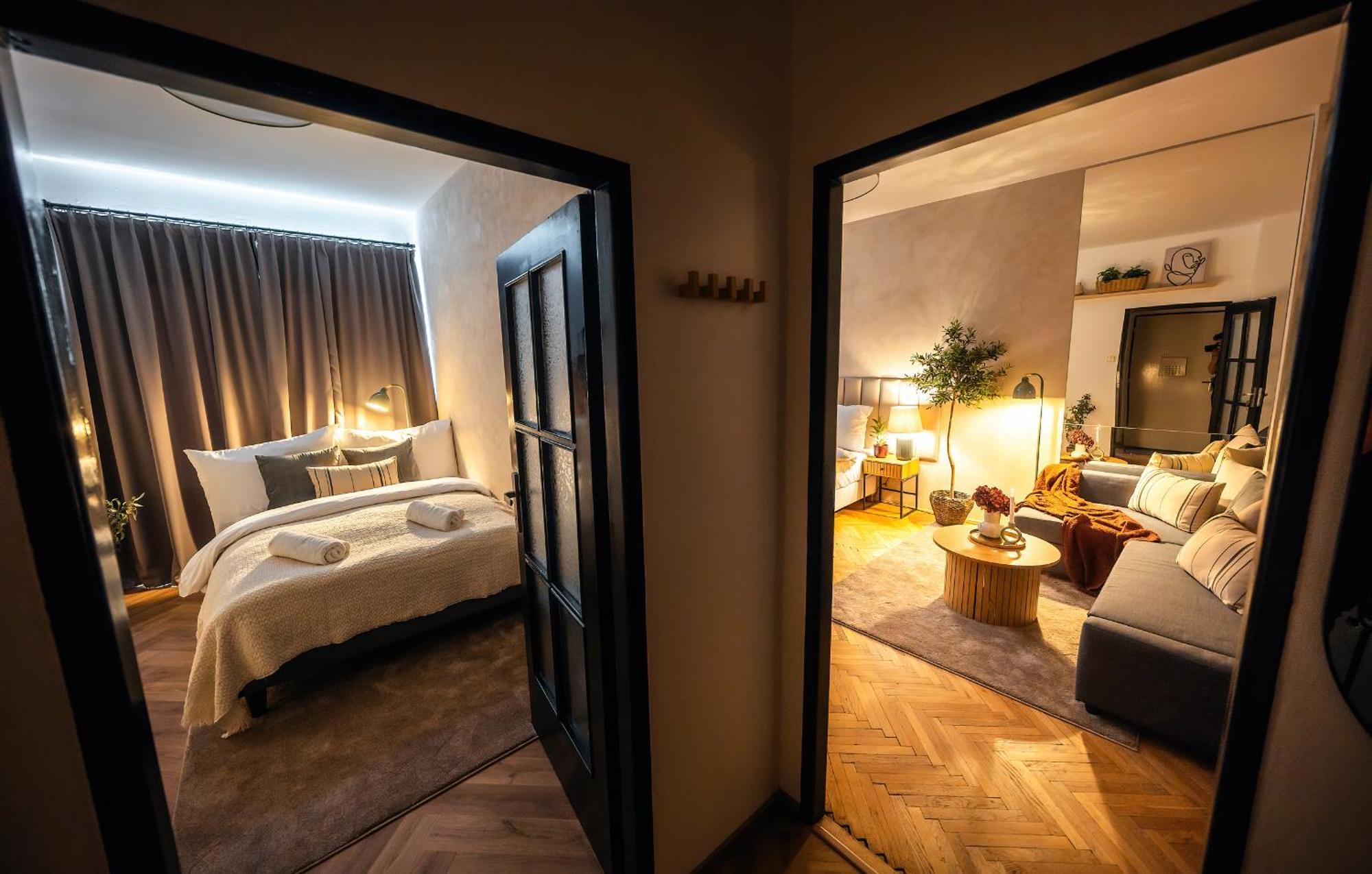 2Br 1,5Bath Chic City Suite Near Wenceslas Square Prag Eksteriør billede